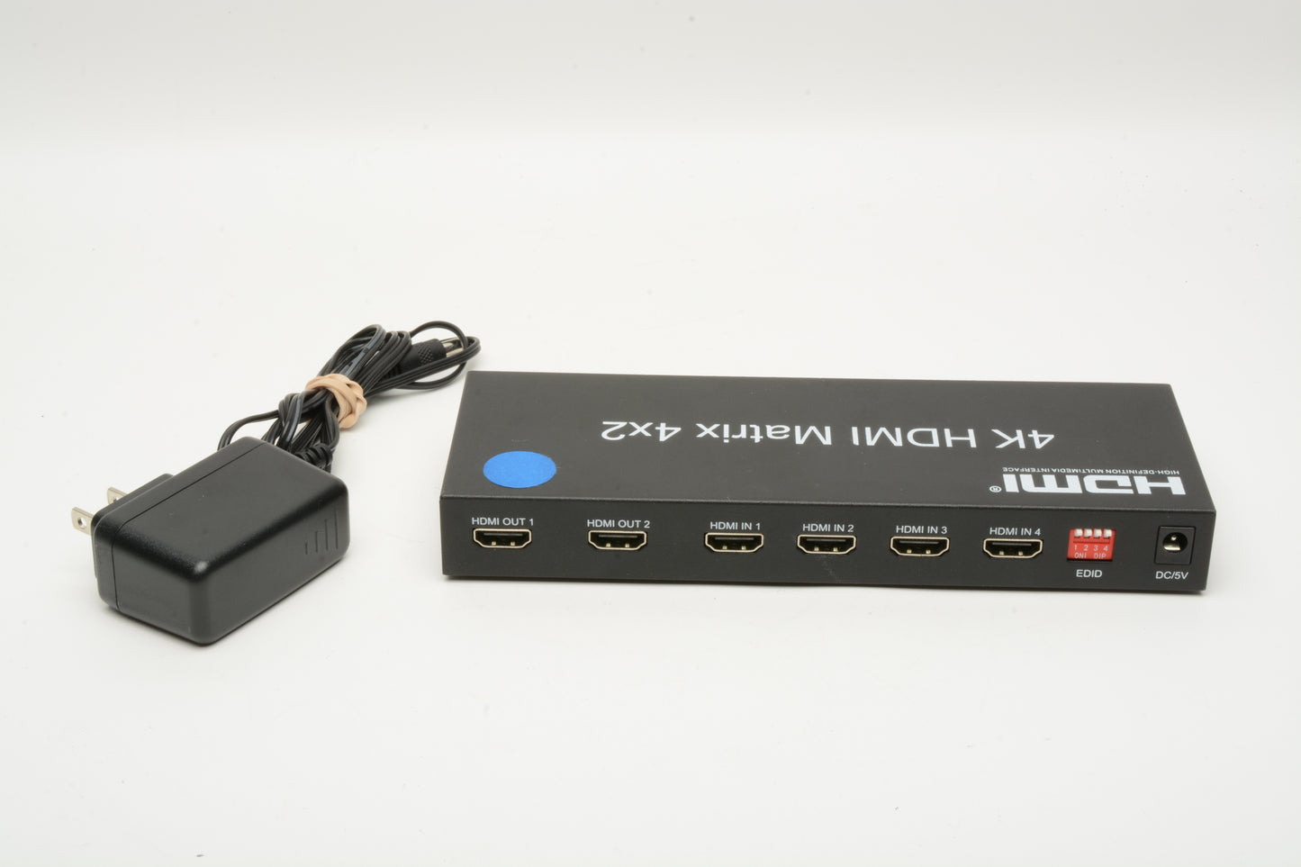 4x2 HDMI Matrix Switch Splitter 4K@60Hz w/Power supply