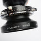 Schneider Kreuznach Symmar-S 210mm F/5.6 MC Large Format Lens, Copal #1, caps