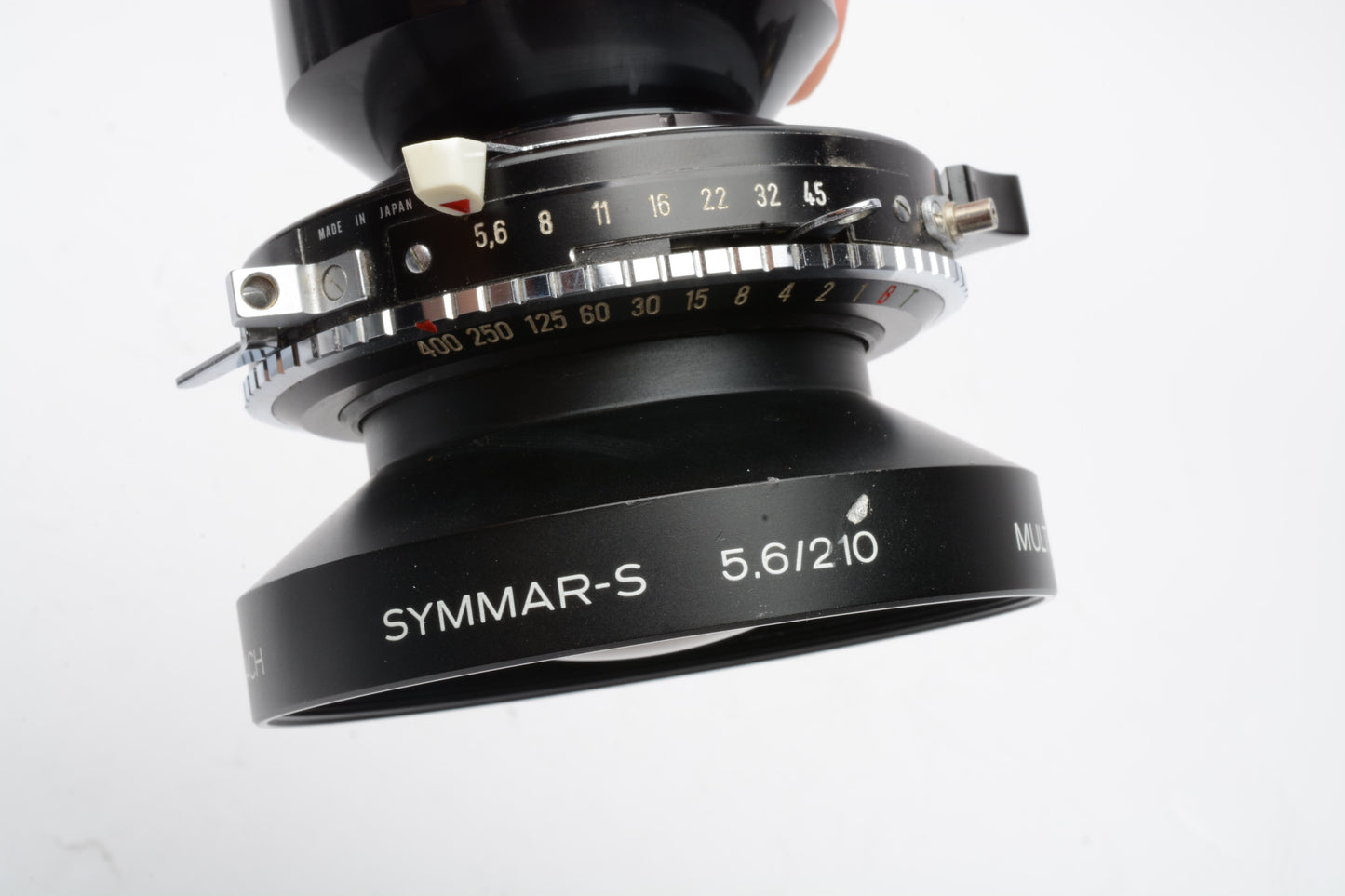 Schneider Kreuznach Symmar-S 210mm F/5.6 MC Large Format Lens, Copal #1, caps