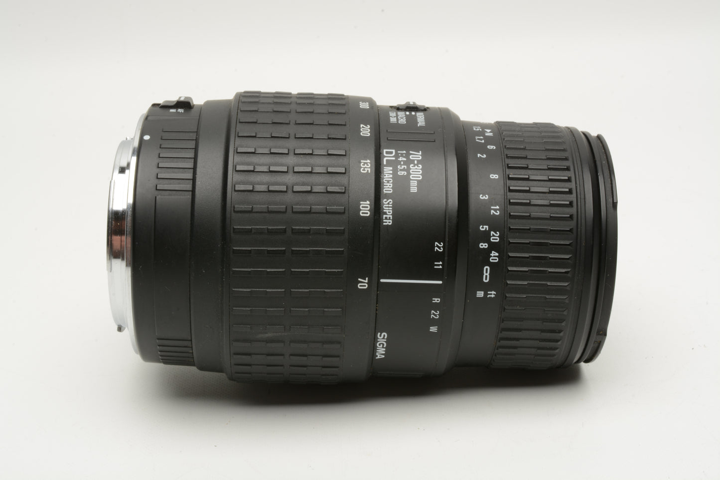 Sigma DL AF 70-300mm f4-5.6 Macro Super Canon EF Mount, Caps+UV