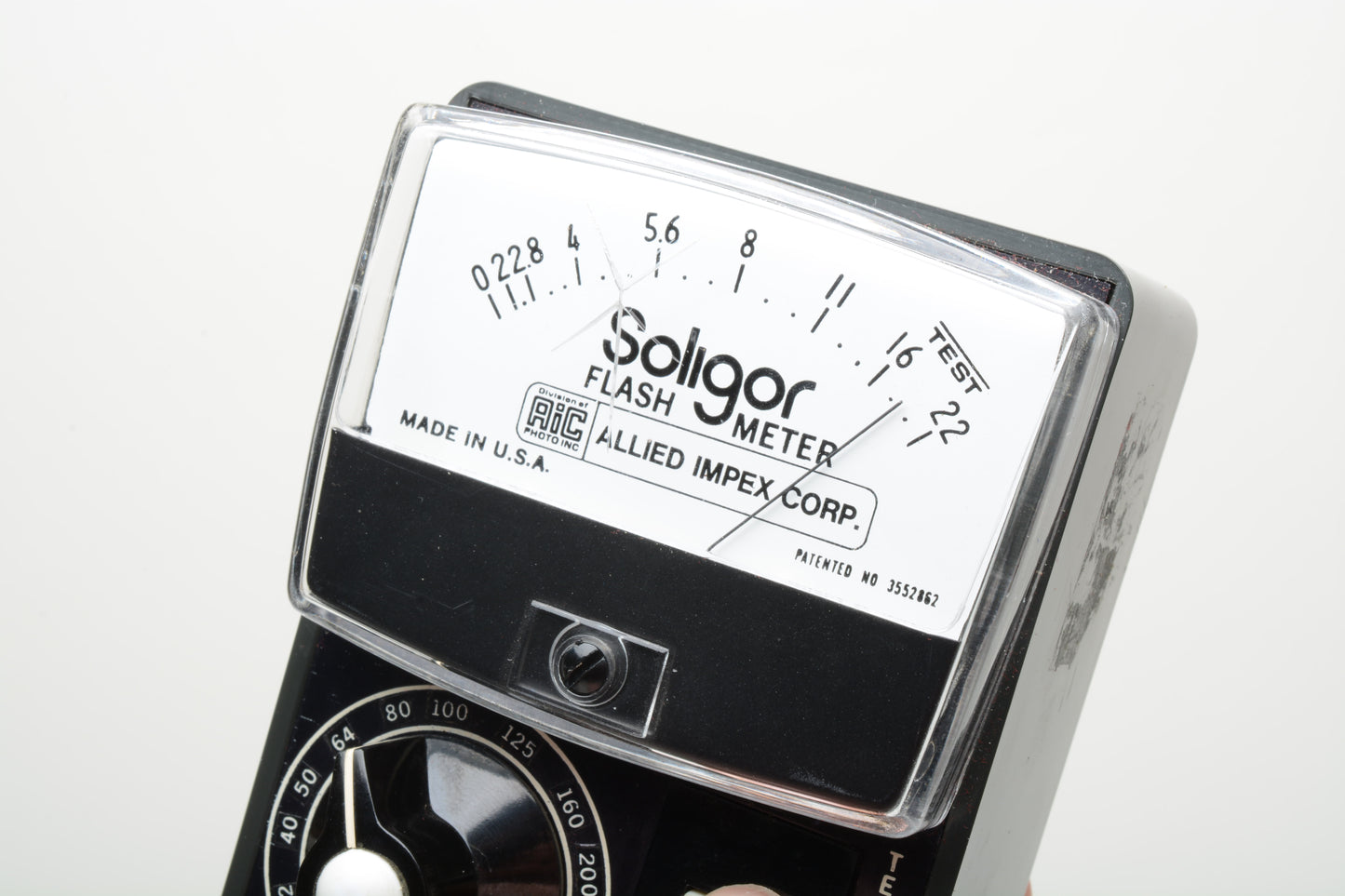 Soligor Analog flash meter - tested, accurate, nice! In case