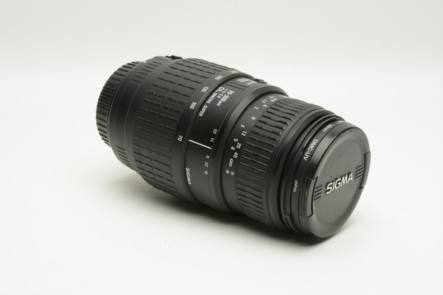 Sigma DL AF 70-300mm f4-5.6 Macro Super Canon EF Mount, Caps+UV