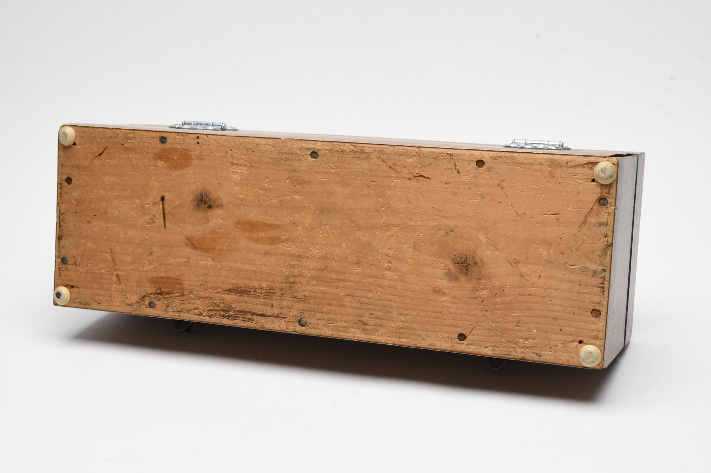 Large format custom wooden lens box, ~15x5x5", fits 4+ lenses