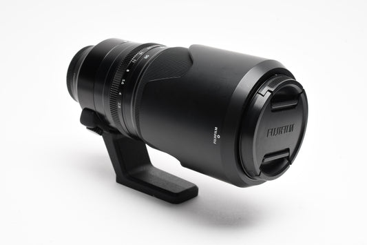 Fujifilm 50-140mm f2.8 R LM OIS WR zoom lens, caps, hood, collar, Nice!