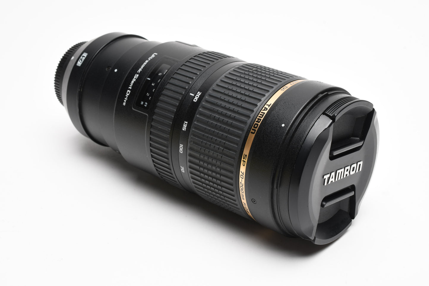 Tamron SP 70-200mm f2.8 USD Di A009 telephoto zoom lens, caps, Nikon AF