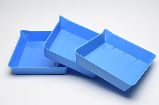 3X Yankee Agitray 8x10" darkroom printing trays, Clean (10x12" exterior)