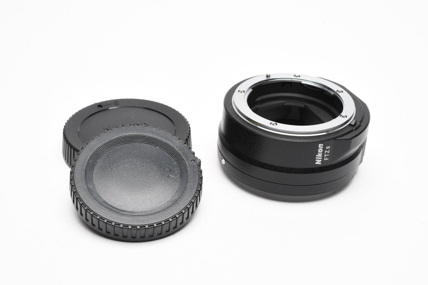 Nikon FTZ II Mount Adapter, caps, Mint-