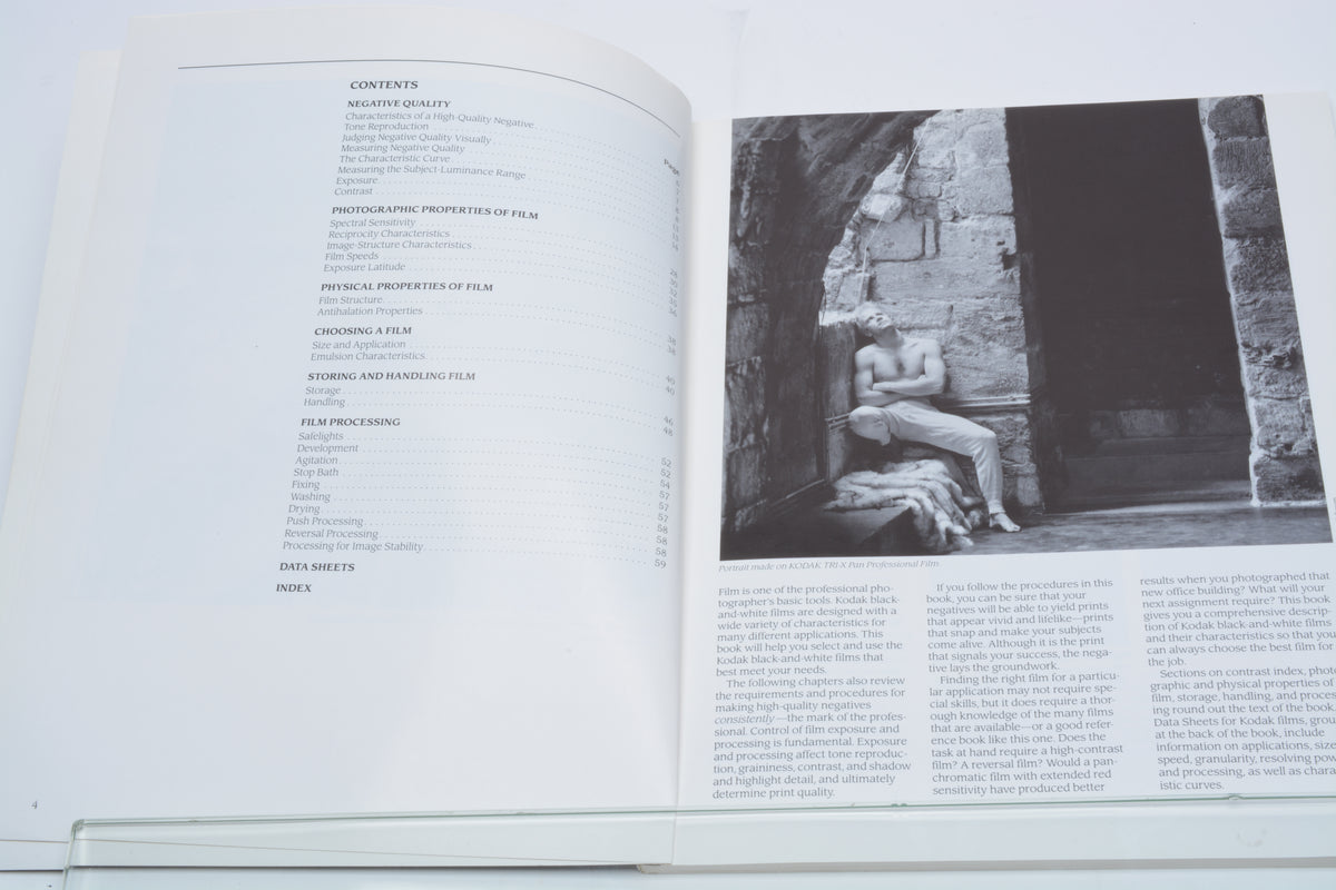 Kodak Professional Black and White Films softcover book