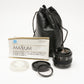 Minolta Maxxum AF 35-70mm f4 zoom w/UV, caps, pouch, nice! For A mount