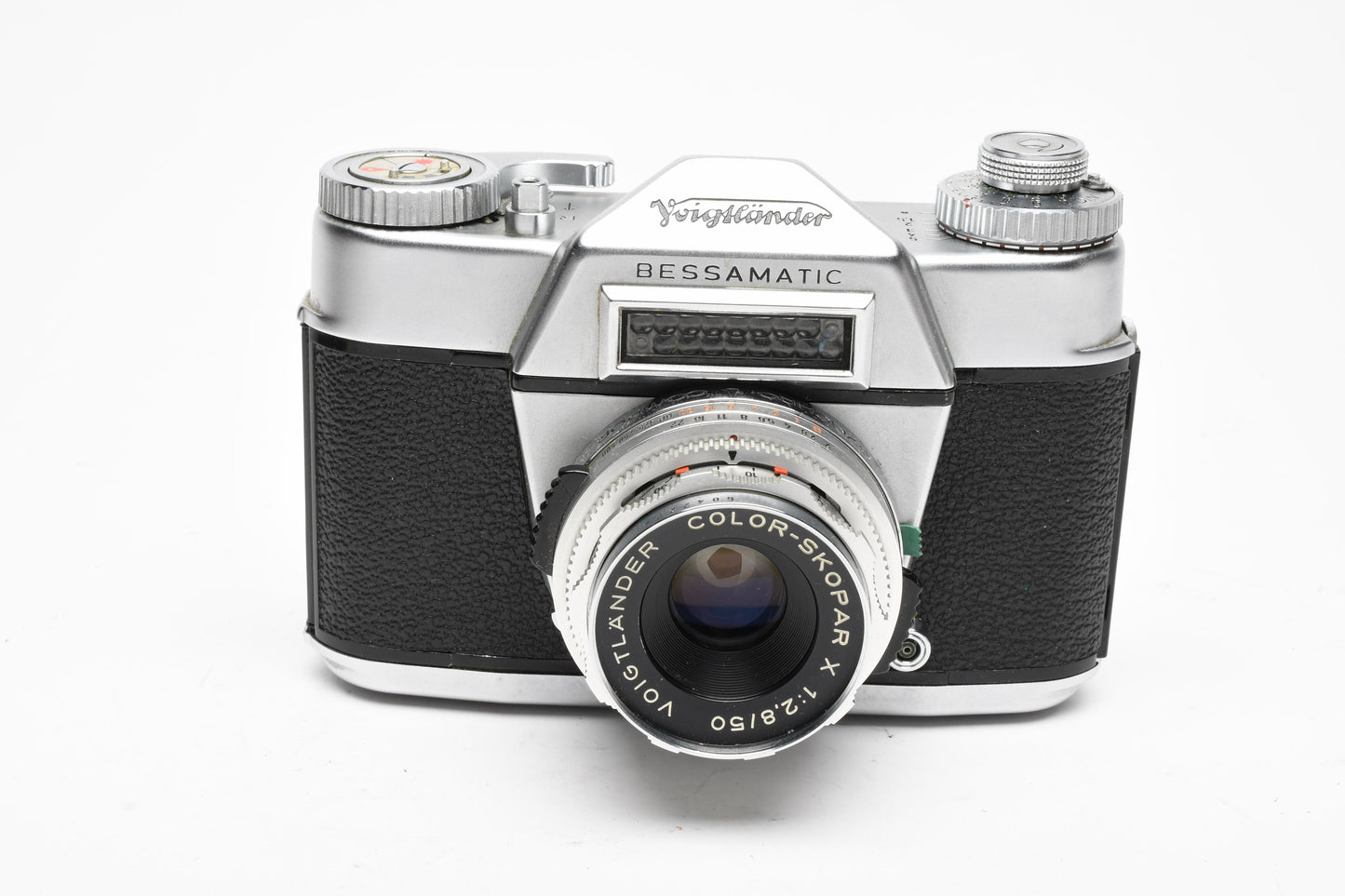 Voigtlander Bessamatic 35mm w/Color Skopar X 50mm f2.8 Lens + Case, CR