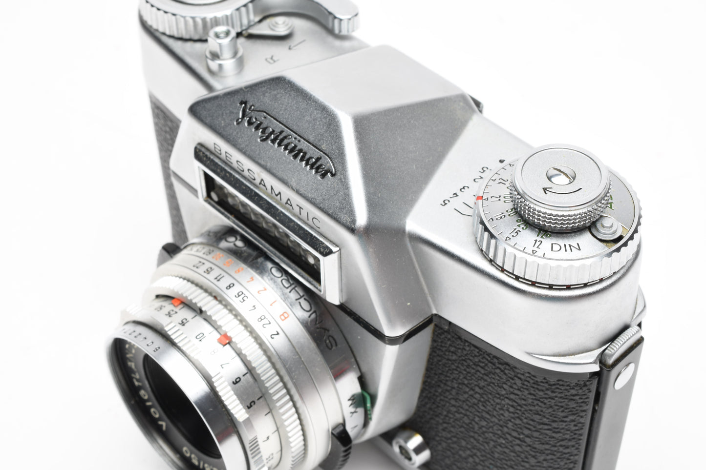 Voigtlander Bessamatic 35mm w/Color Skopar X 50mm f2.8 Lens + Case, CR