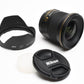 Nikon AF-S Nikkor 20mm f1.8G ED N wide lens, Mint-, USA +Hood