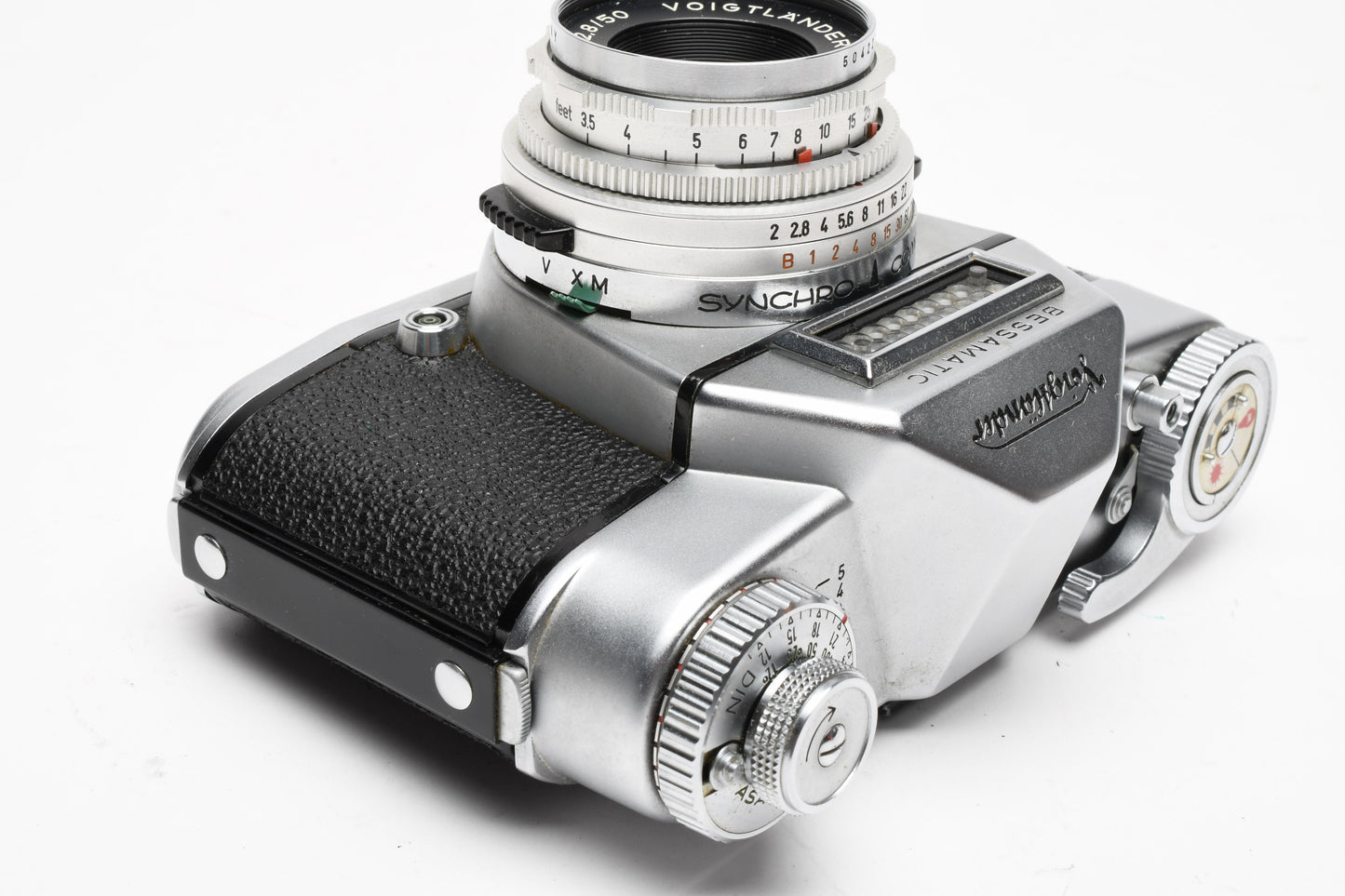 Voigtlander Bessamatic 35mm w/Color Skopar X 50mm f2.8 Lens + Case, CR