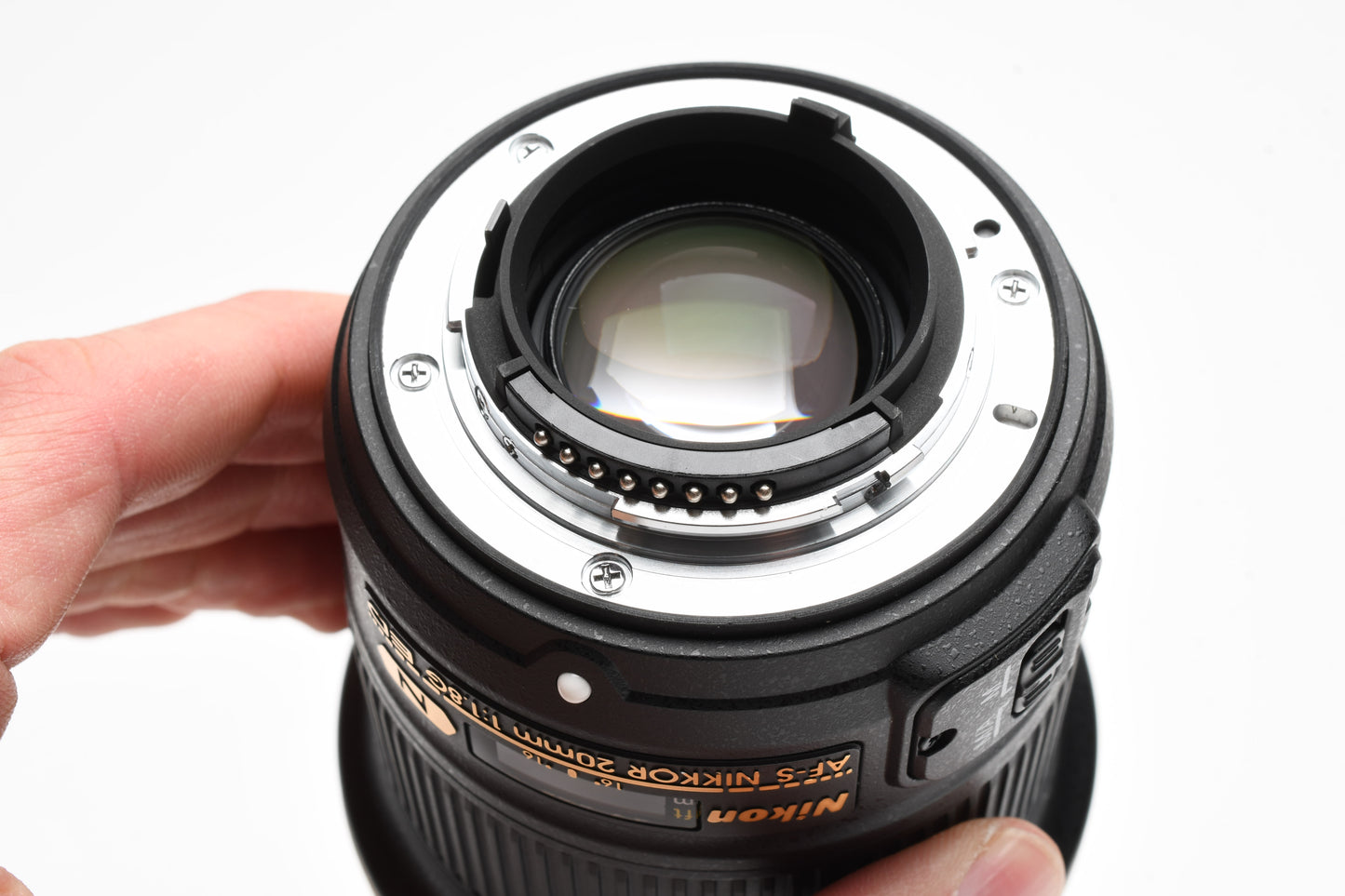 Nikon AF-S Nikkor 20mm f1.8G ED N wide lens, Mint-, USA +Hood