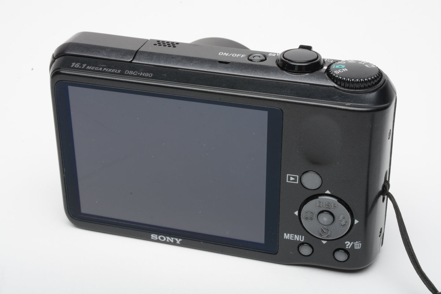 Sony DSC-H90 16.1MP Digital Point&Shoot camera, 2batts, charger, case, Nice!