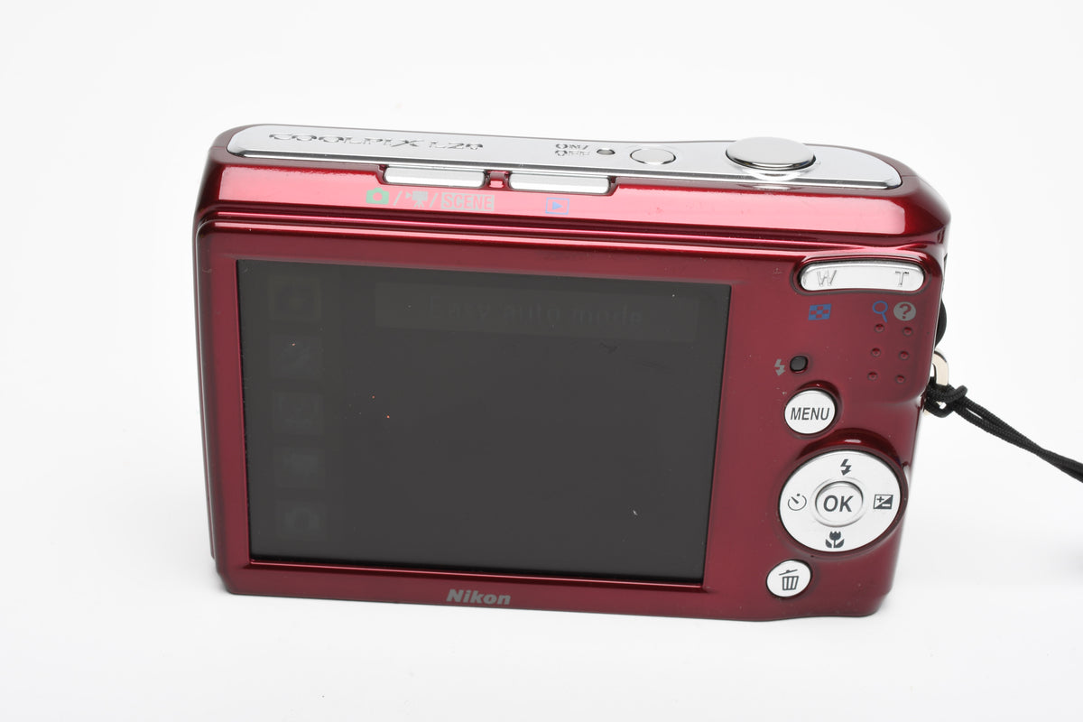 Nikon Coolpix L20 10MP Digital Point&Shoot Camera (Red), Tested, Very Nice!
