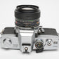 Minolta SRT-102 35mm SLR w/50mm F1.4 lens, new seals, very clean!  Tested, Great!