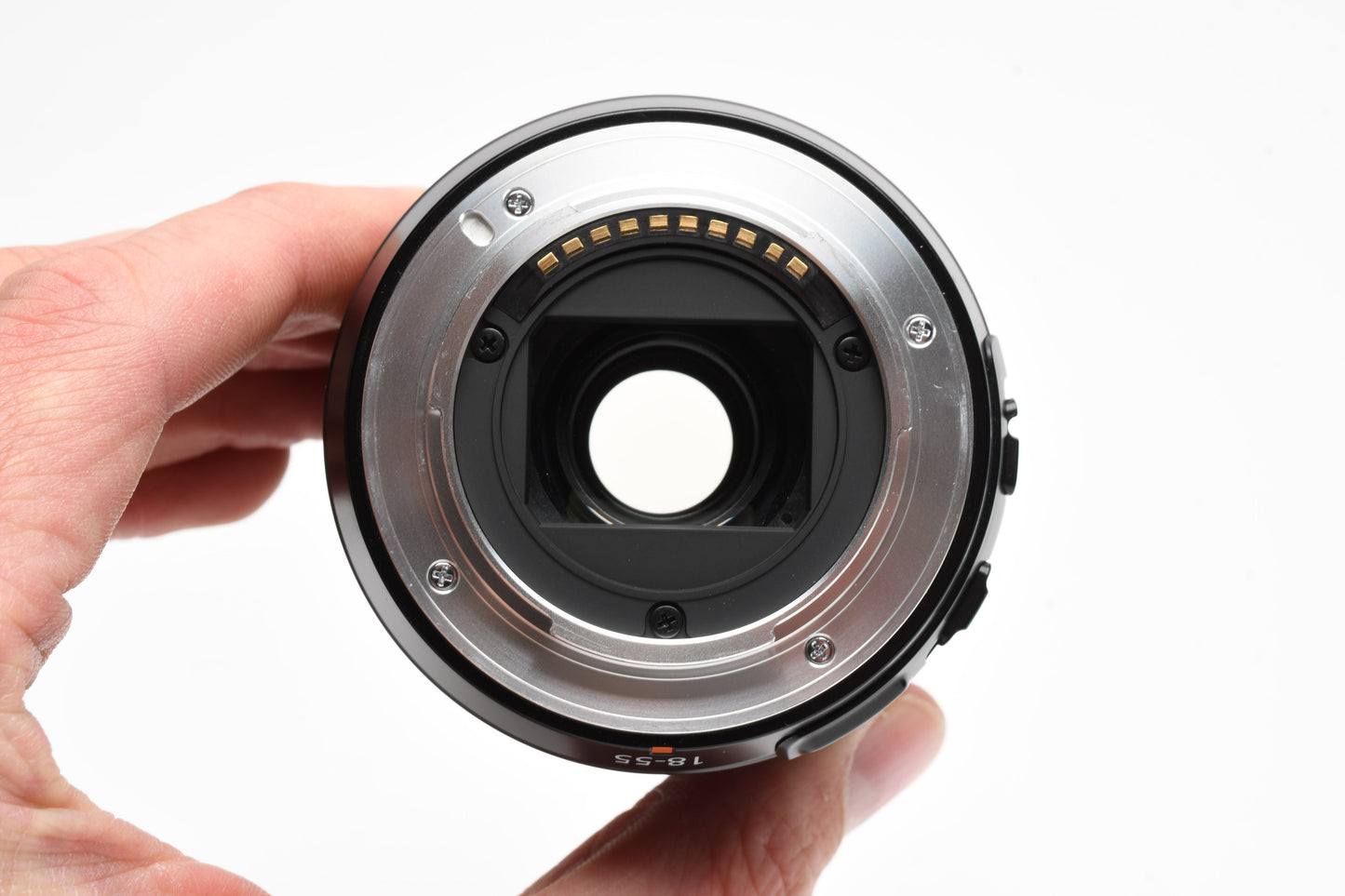 Fuji Fujinon Super EBC 18-55mm f2.8-4 R LM OIS zoom lens, caps, Clean