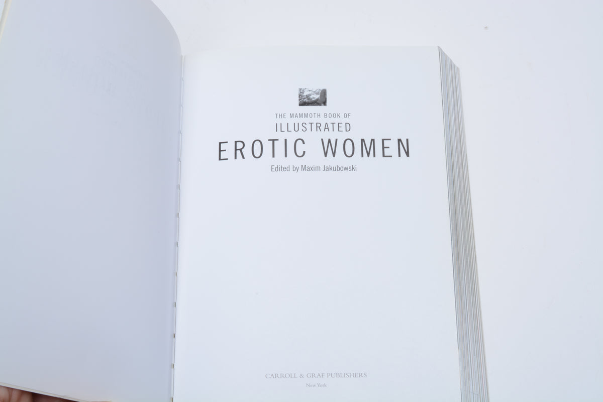 The Mammoth Book of Illustrated Erotic Women by Maxim Jakubowski Softcover