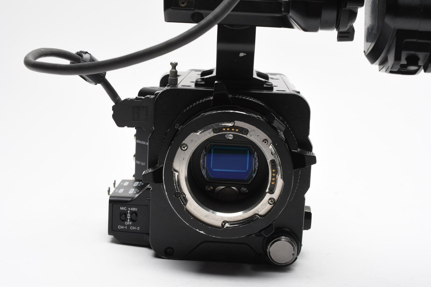 Sony PMW-F5 camera w/handle, Viewfinder, batt+charger, Parts/repair