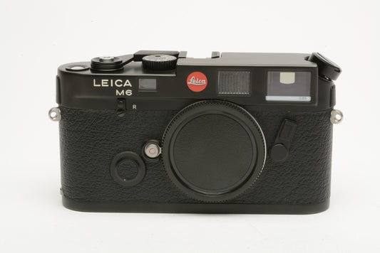 Leica M6 .85 Black Camera body, CLA'd, very clean, perfect operations, nice!