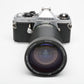 Pentax ME Super 35mm SLR w/Vivitar 28-210mm zoom, New seals, UV, NICE!