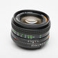 Minolta MD Rokkor-X 50mm f1.4 prime lens w/caps, 1A, clean and sharp!