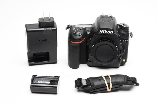 Nikon D750 DSLR Body w/ Batt, charger, strap, Only 4979 Acts!