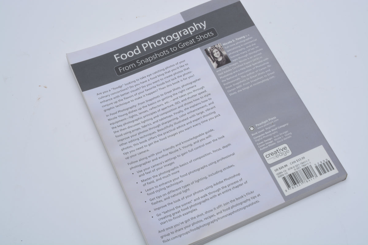 Food Photography From Snapshots to Great Shots softcover book by Nicole S. Young
