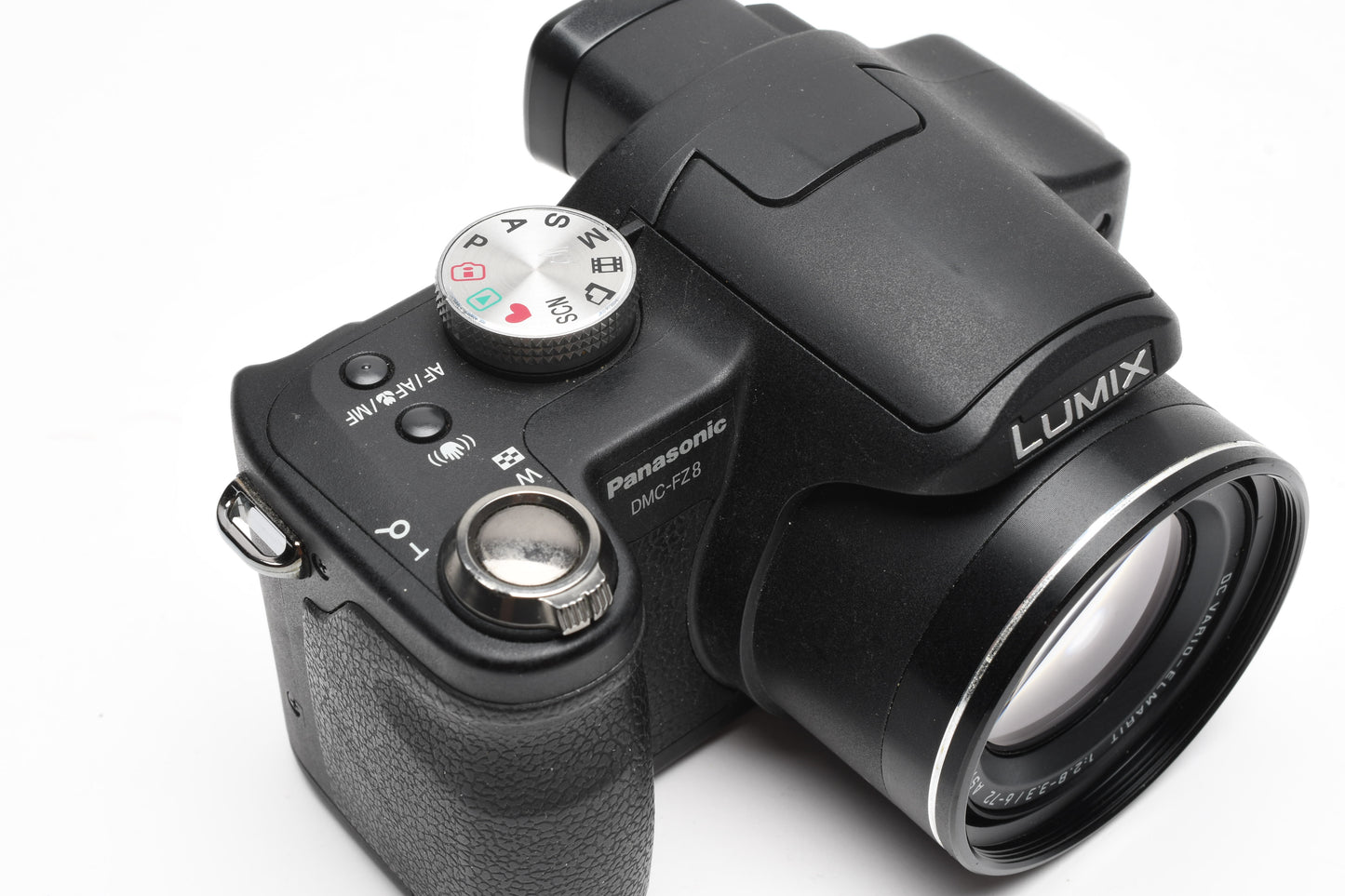 Panasonic DMC-FZ8 7.2MP Digital Point & Shoot, Case, 2Batts+charger, Tested