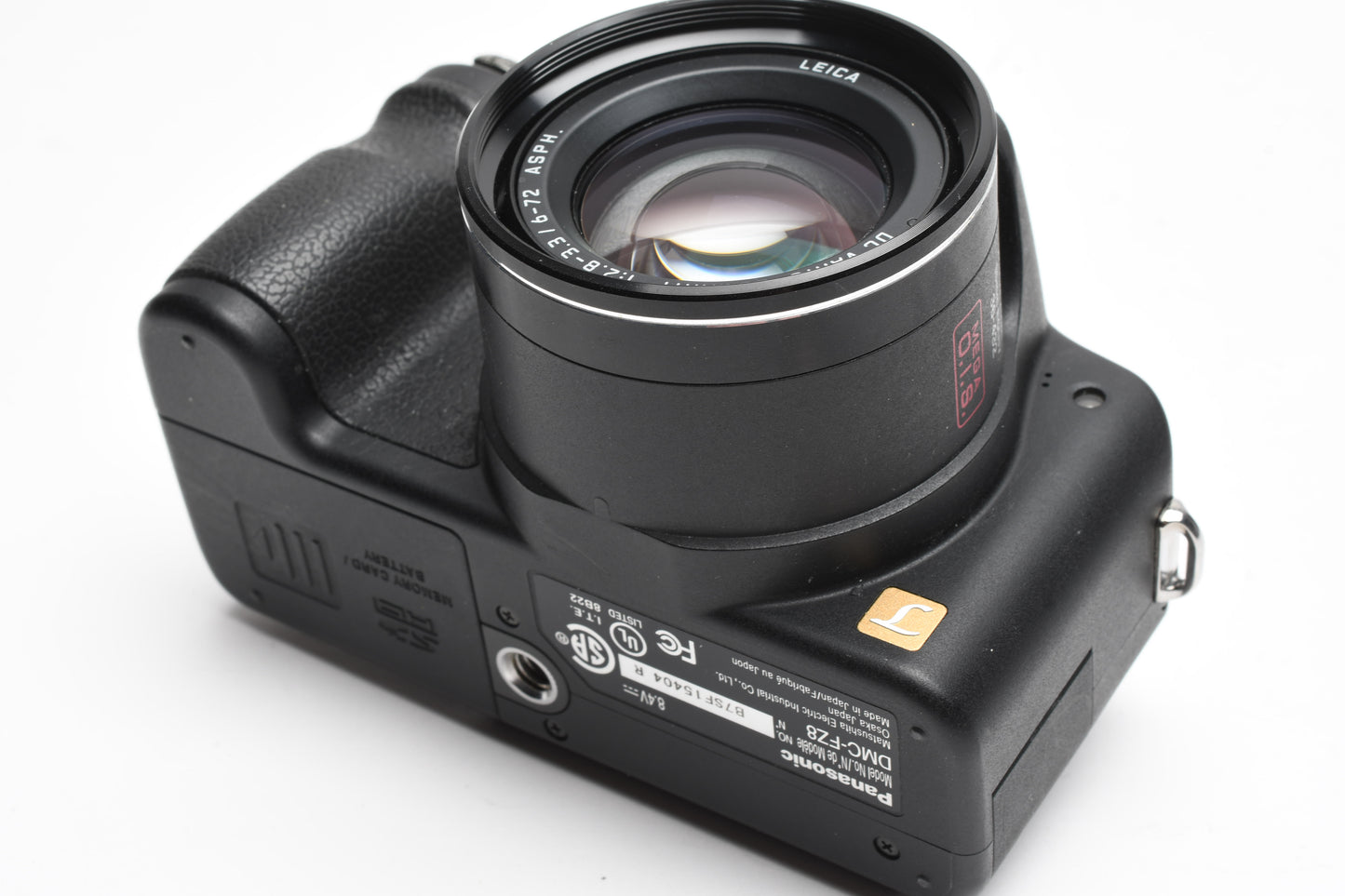 Panasonic DMC-FZ8 7.2MP Digital Point & Shoot, Case, 2Batts+charger, Tested