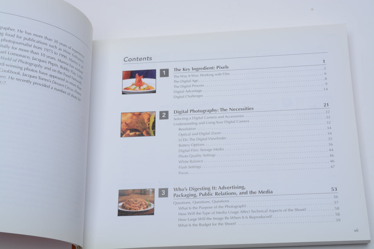 Digital Food Photography softcover book by Lou Manna