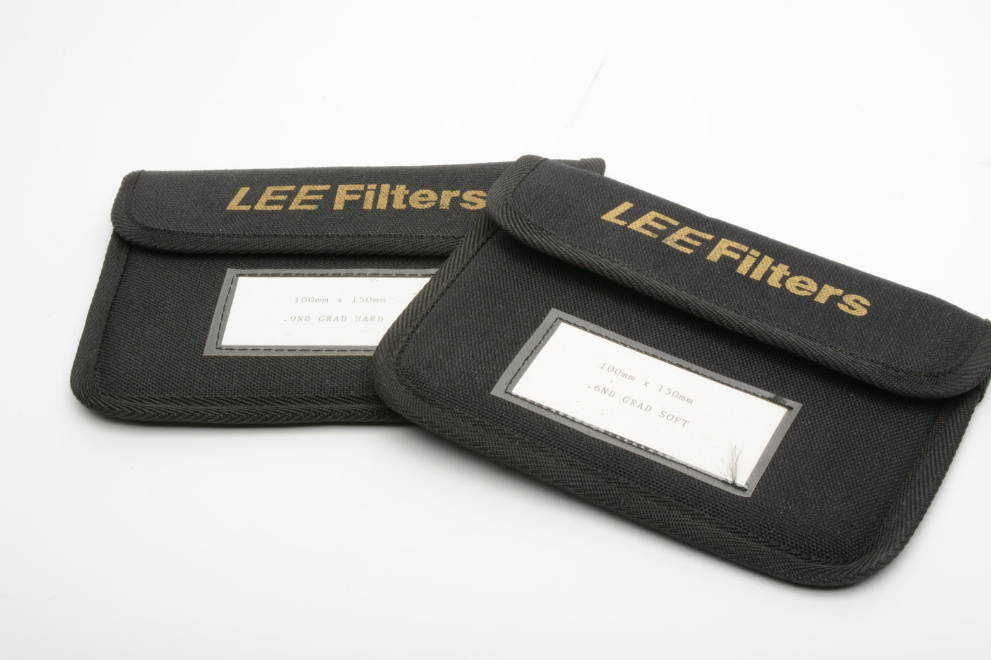 Set of 2 Lee 100x150mm grad filters:  .6ND GRAD SOFT & .9ND GRAD HARD + Pouches