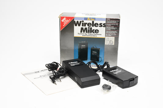 Aztec wireless mic AZWM3 for video or mirrorless w/Lapel Mic, Boxed