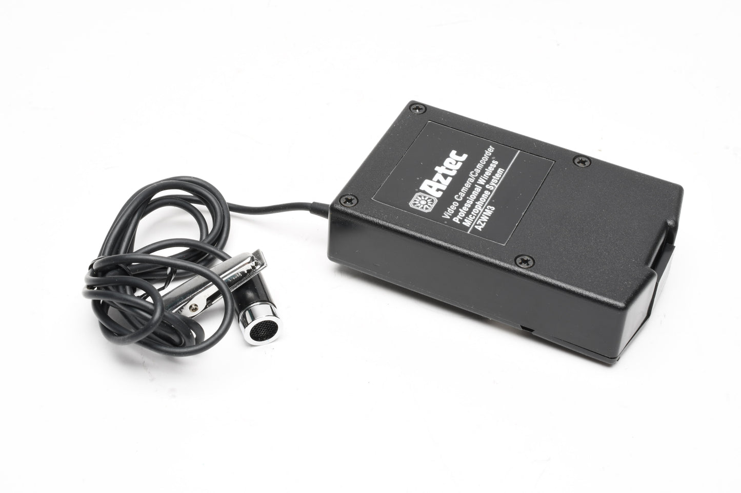 Aztec wireless mic AZWM3 for video or mirrorless w/Lapel Mic, Boxed