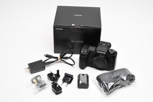 Fujifilm X-H2 40MP Mirrorless camera, Mint, Boxed, Only 1347 Acts!
