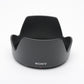 Sony Lens hood ALC-SH153 for 18-135mm zoom lens - Genuine