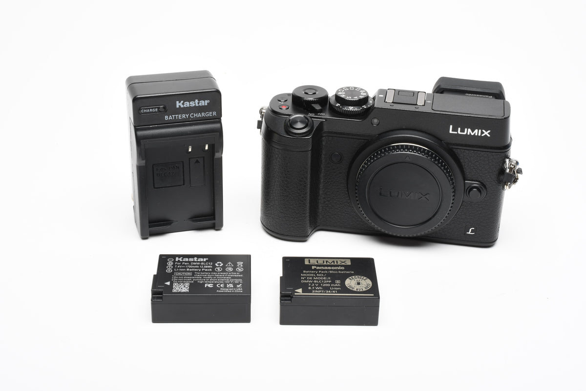 Panasonic Lumix DMC-GX8 20.3MP MFT Body Only 1103 Acts!! 2 Batts, Mint-