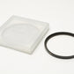 B+W 72mm 010 UV 1x E filter in jewel case, Very clean