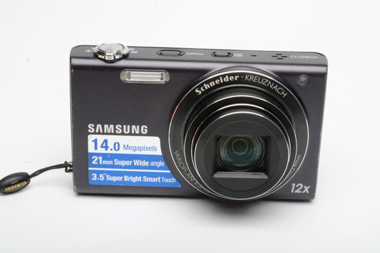 Samsung WB210 14MP Digital Point&Shoot camera, Micro SD, batt+charger, *Read, Nice