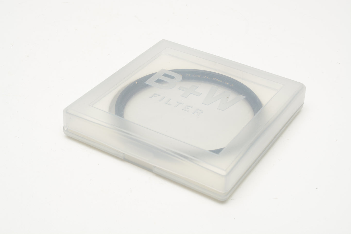 B+W 72mm 010 UV 1x E filter in jewel case, Very clean