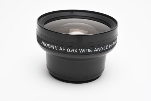 Phoenix AF 0.5X Wide Angle HI-MAG Video Converter 46mm w/Caps
