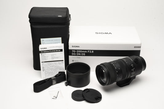 Sigma 70-200mm f2.8 DG DN OS L-Mount MINT Boxed, w/USA Warranty