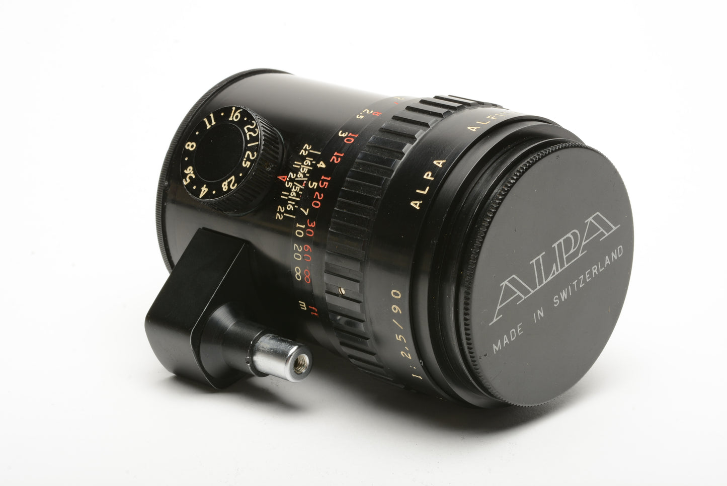 Alpa Alfitar P. Angenieux 90mm f2 lens, caps, clean & sharp!