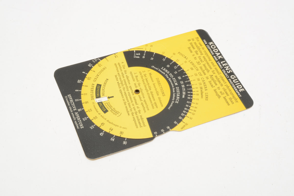 Kodak Lens Guide & Reference Data Guide Bundle