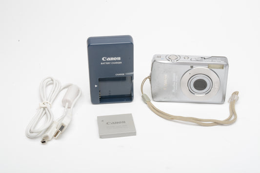 Canon PowerShot SD630 Digital Elph 6MP Digital Point&Shoot w/batt+charger, tested