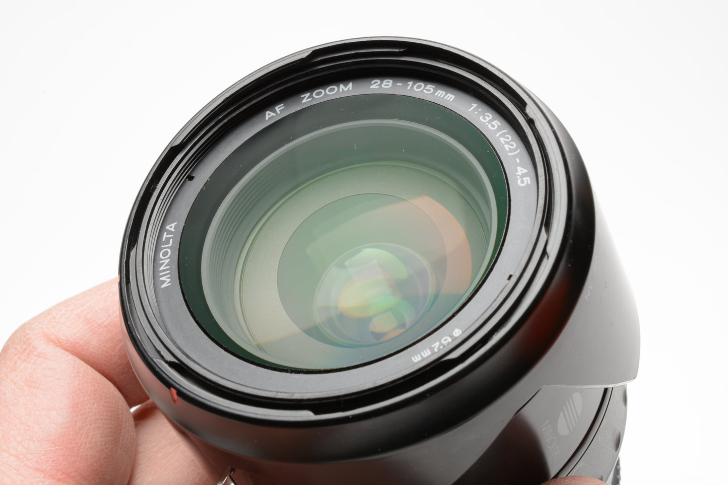 Minolta Maxxum AF 28-105mm f3.5-4.5 zoom lens, hood, caps, Sony A-Mount