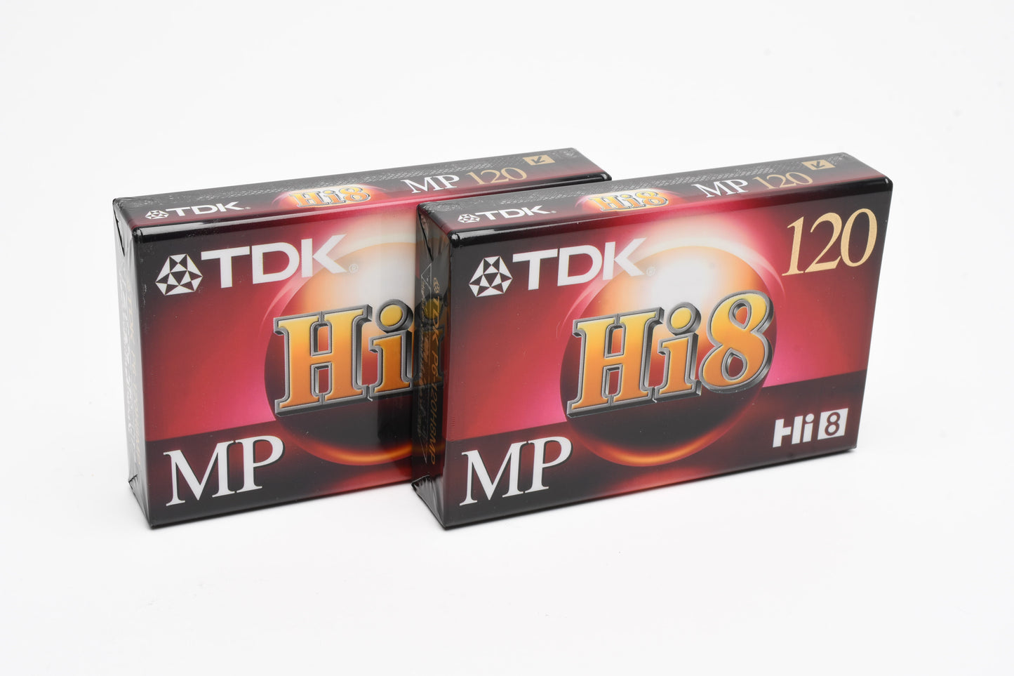 2X TDK Hi-8 MP-120 Video tape P6-120H8MP (New)