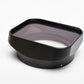 Ricoh GR IIIx Squarehood Glass Lens Hood, New in Box