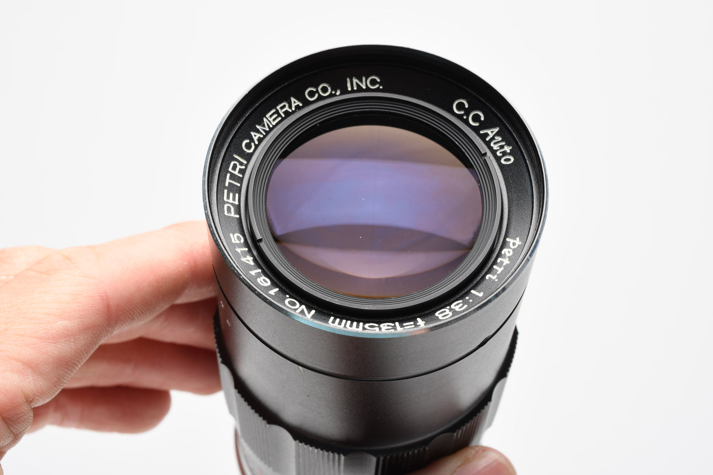 Petri 135mm F3.8 Telephoto Lens w/Caps, Good!